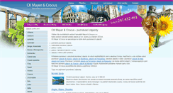 Desktop Screenshot of mayercrocus.cz